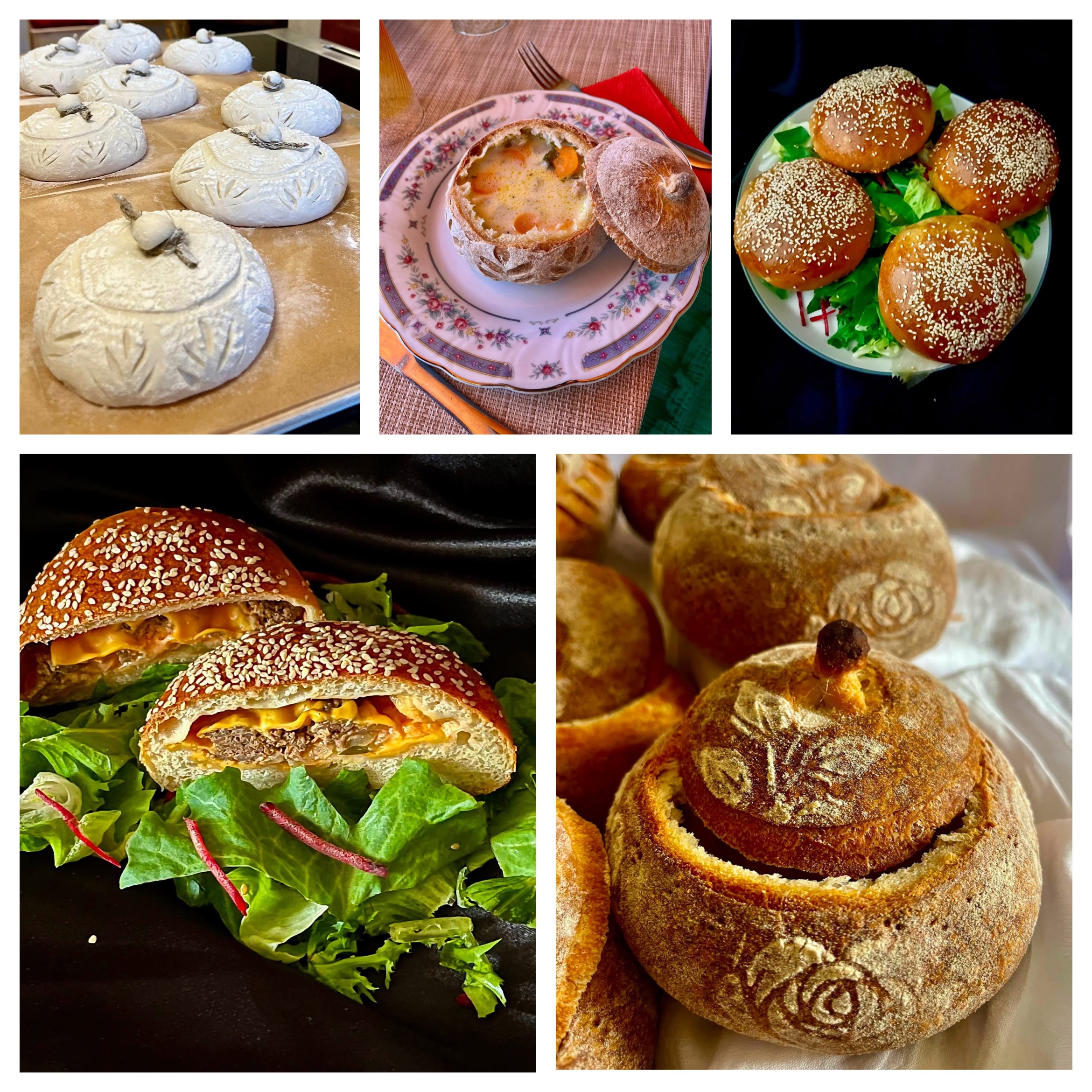 Kovászos Leveses Kis Tál & Töltött Burger Workshop a Péklánnyal